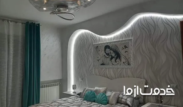 طرح کناف اتاق خواب زن و شوهر