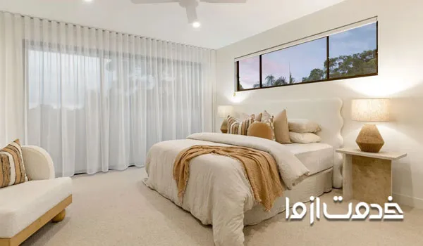 ایده پرده برای اتاق خواب