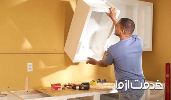 نحوه نصب کابینت آماده