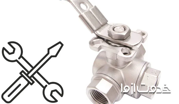 تعمیر شیر سه طرفه پکیج