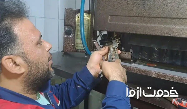 تعمیر بخاری گازی در محل کرمانشاه