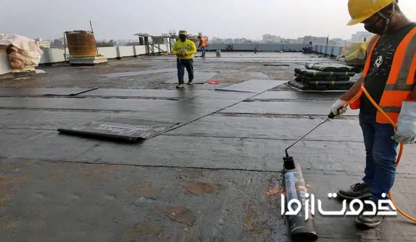 نحوه چسباندن ایزوگام روی سیمان