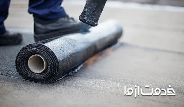 نحوه نصب ایزوگام روی سیمان سیاه و سفید