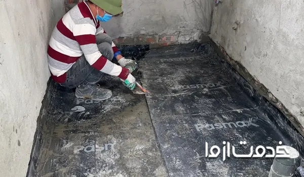 اجرای ایزوگام سرویس بهداشتی و حمام