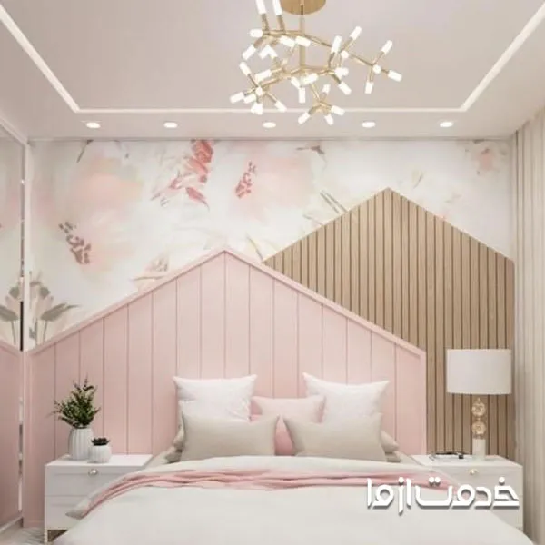 جدیدترین طرح کناف اتاق خواب دخترانه