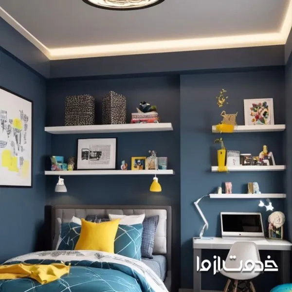 زیباترین مدل های کناف اتاق خواب پسرانه