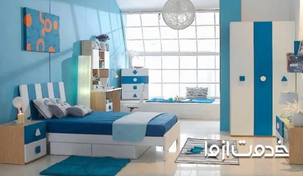 طرح مدرن کناف برای اتاق خواب پسر