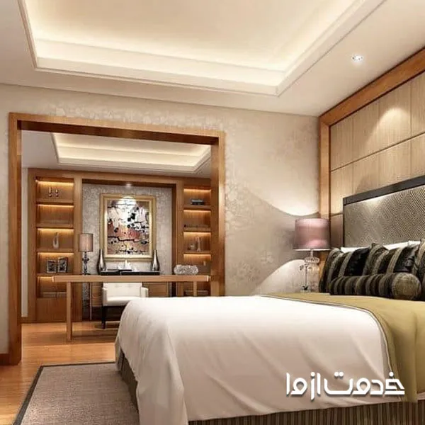 مدل جدید کناف برای اتاق خواب عروس