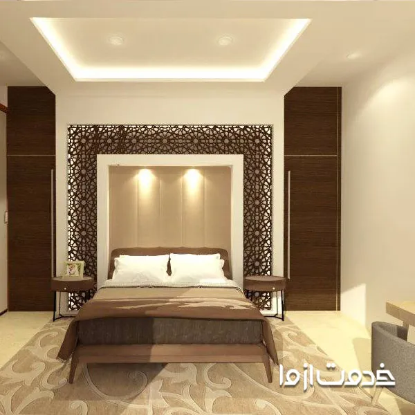 انواع مدل کناف برای اتاق خواب عروس و داماد