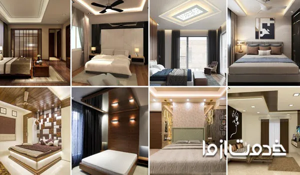 مدل های کناف جدید برای اتاق خواب زن و شوهر