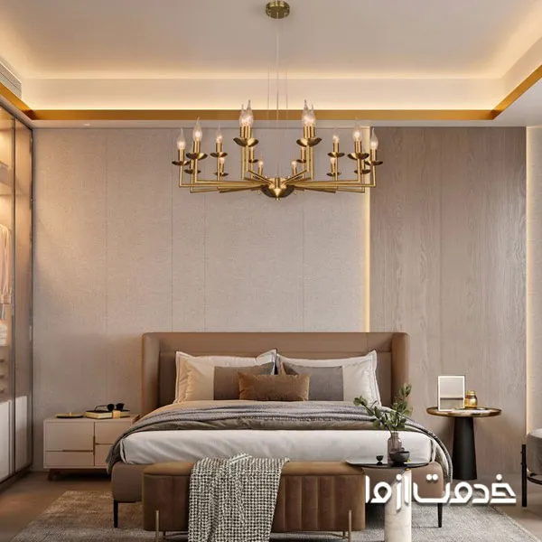 انواع مدل کناف اتاق خواب زن و شوهر