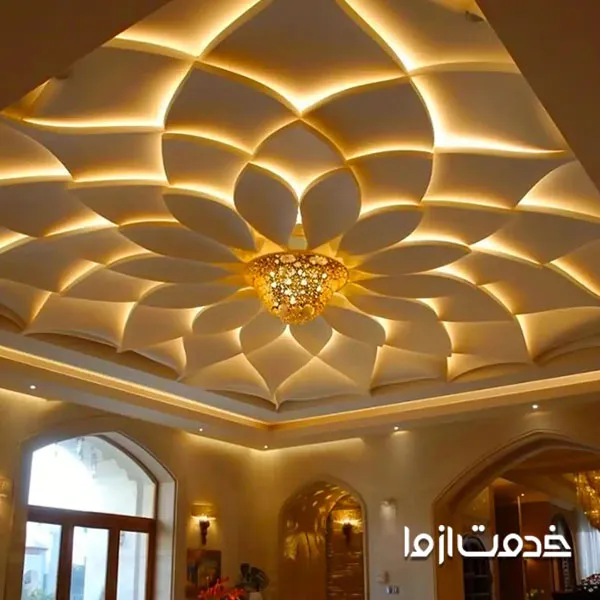 کناف سقف پذیرایی جدید