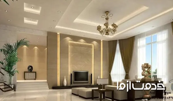 انواع طراحی مستطیلی برای کناف پذیرایی