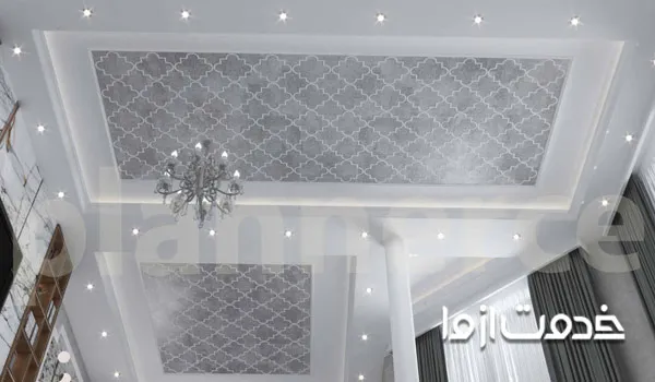 مدل کلاسیک کناف سقف پذیرایی