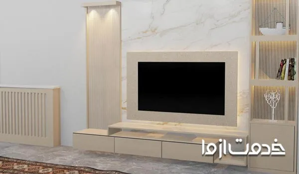 بهترین مدل های کناف دیوار پشت تلویزیون جدید