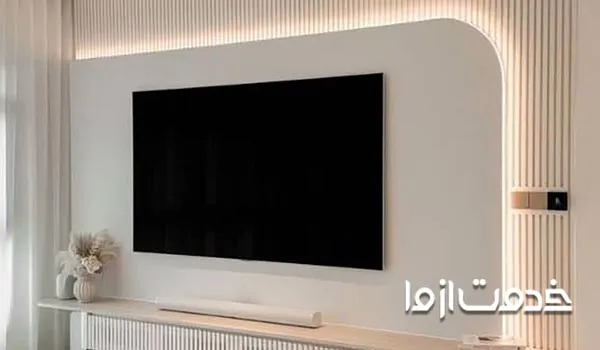 بهترین ایده های کناف پشت تلویزیون