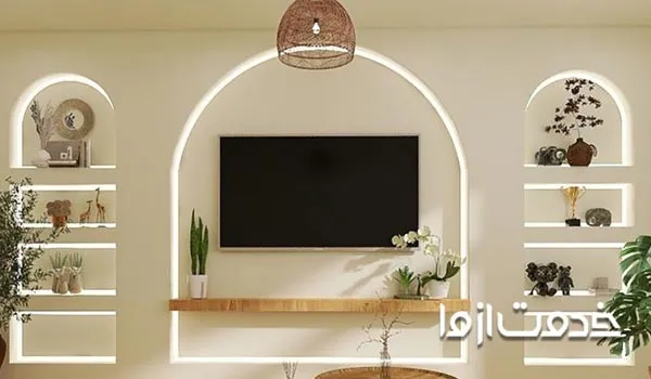 انواع ایده های کناف تلویزیون