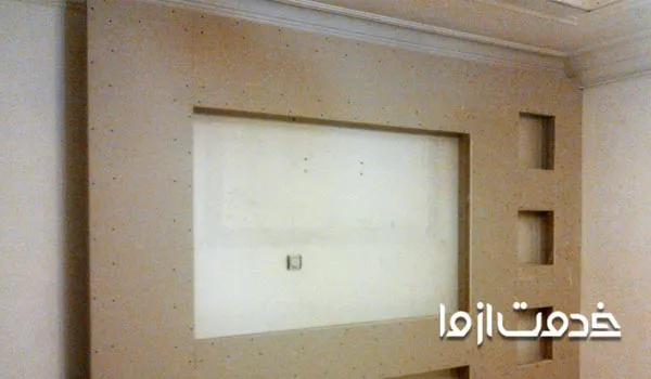 کناف مینیمال برای پشت تلویزیون