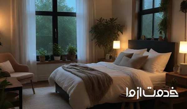 دکوراسیون اتاق خواب ساده و شیک