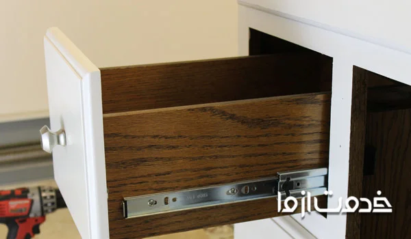 مراحل نصب کشو کابینت