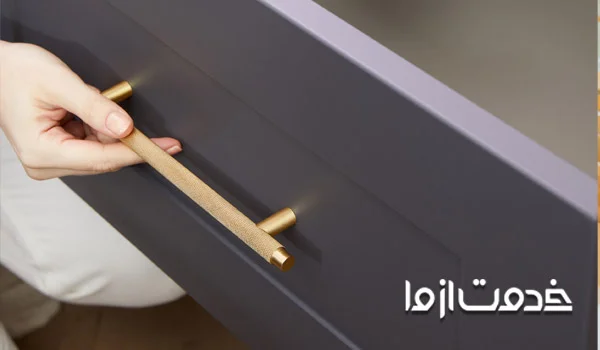 نحوه نصب دستگیره کابینت