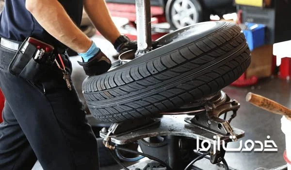 اجرت تعویض لاستیک