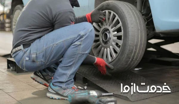 قیمت تعویض لاستیک خودرو
