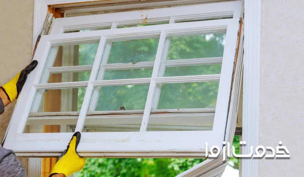 نحوه نصب توری پنجره دوجداره