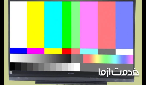 به هم ریختگی رنگ تلویزیون ال جی