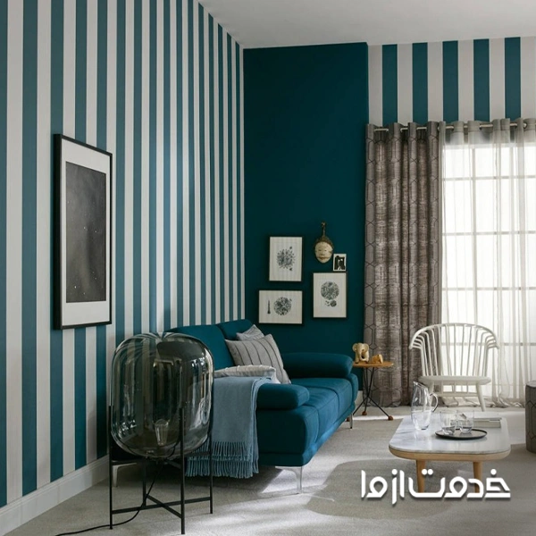 رنگ آمیزی مدرن پذیرایی
