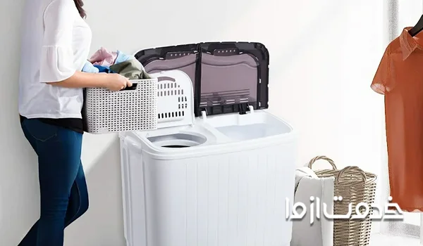 کار نکردن خشک کن لباسشویی دوقلو پاکشوما