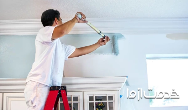 نقاشی ساختمان در زعفرانیه