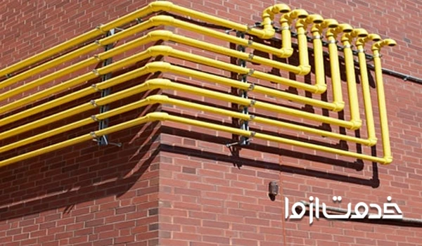 لوله کشی گاز روکار