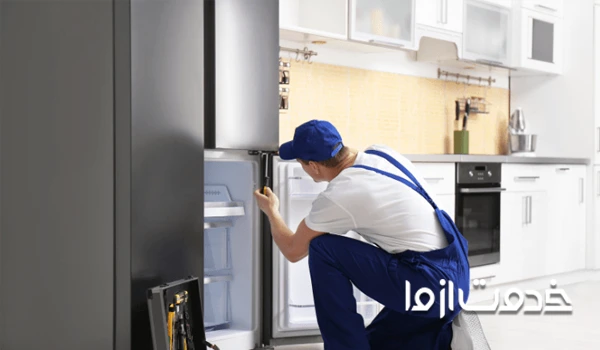صافکاری فرورفتگی درب یخچال
