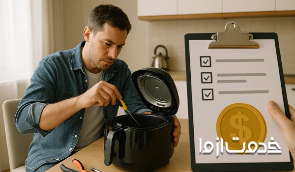 قیمت تعمیر سرخ کن