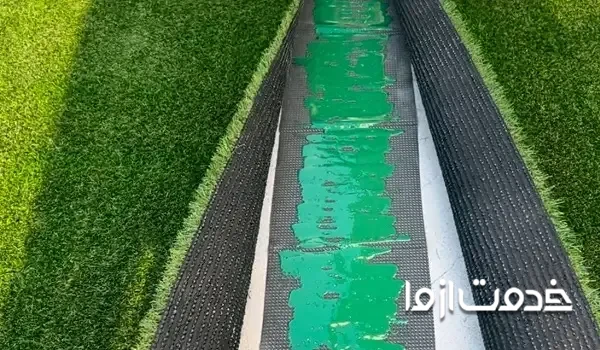 چسب برای نصب چمن مصنوعی روی ایزوگام