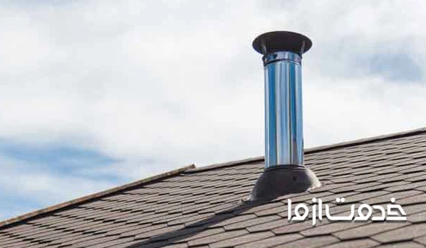 نصب ایزوگام دور لوله بخاری