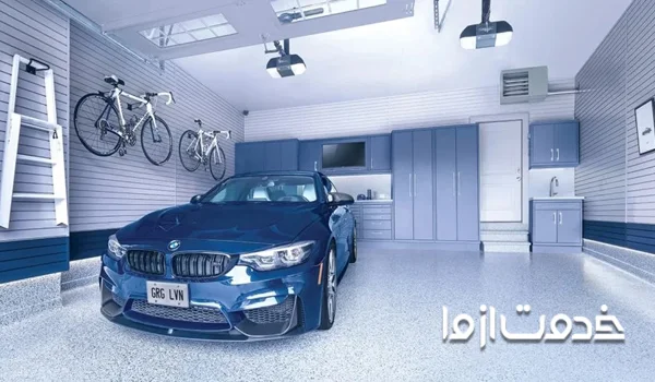 نقاشی روی دیوار پارکینگ