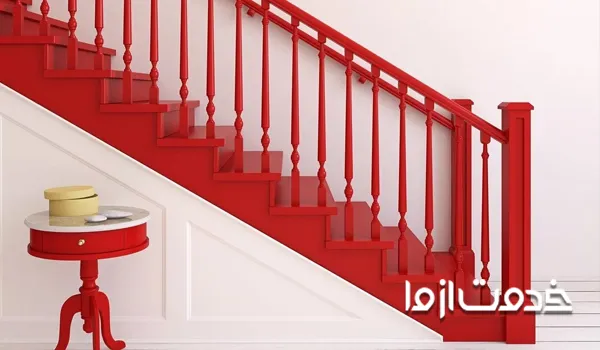 رنگ آمیزی راه پله آپارتمان