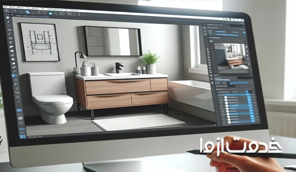 طراحی کابینت روشویی