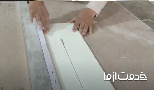 آموزش ساخت کابینت روشویی PVC