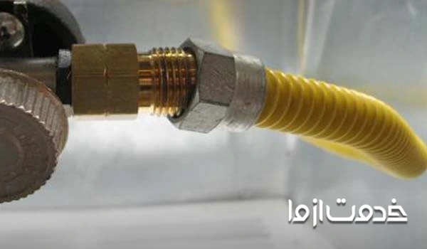 نشتی گاز در مسیر لولهکشی یا اتصالات