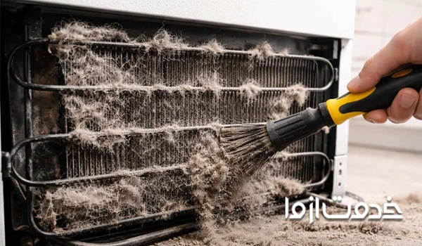 کثیف بودن کندانسور یخچال