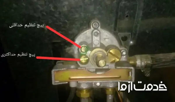 تنظیم شمعک بخاری بدون دودکش آبسال