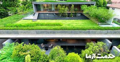 باغبانی در پشت بام