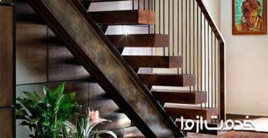 جدیدترین رنگ نرده راه پله