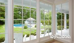 معرفی مدل پنجره دو جداره بزرگ (upvc)