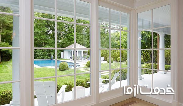 معرفی مدل پنجره دو جداره بزرگ (upvc)