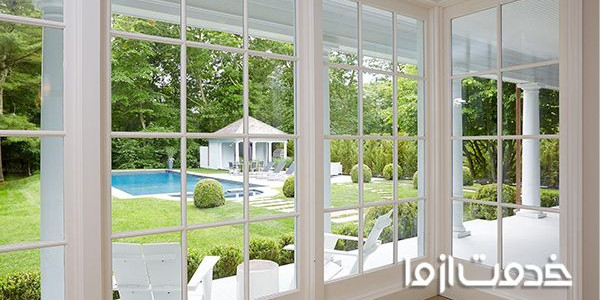 معرفی مدل پنجره دو جداره بزرگ (upvc)