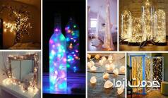 نورپردازی اتاق خواب با ریسه